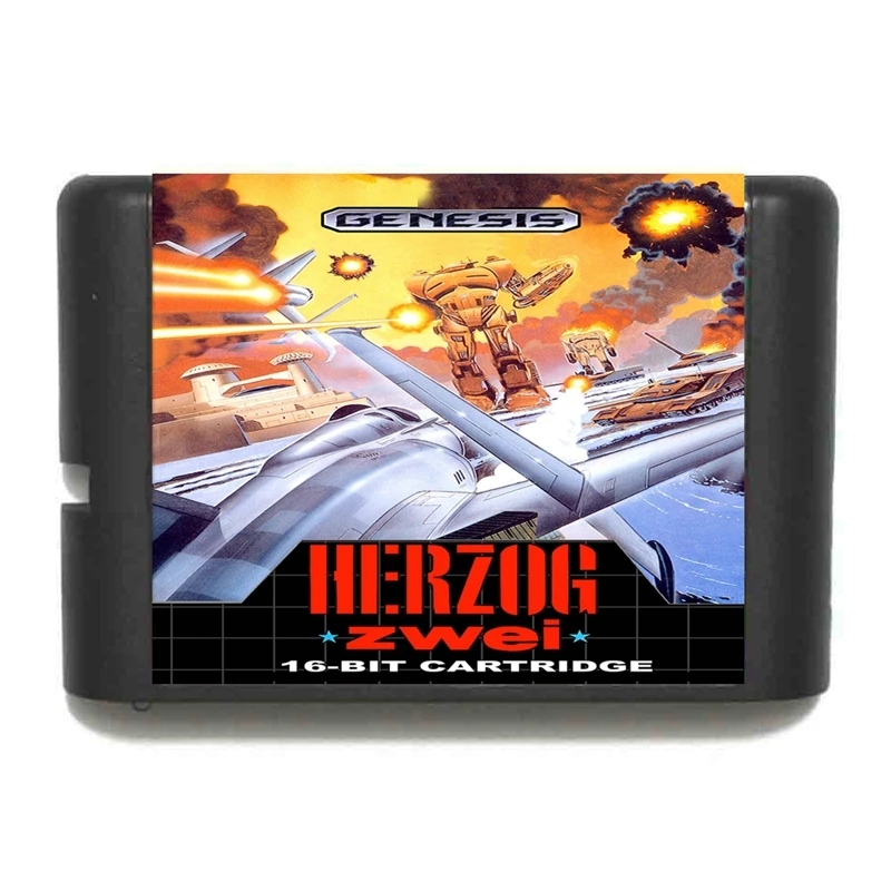 New Arrival Herzog Zwei 16bit MD Game Card For Sega Mega Drive For Genesis