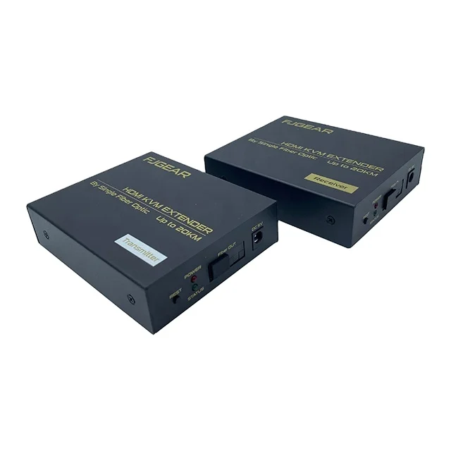 

FJ-Gear's Hot Selling FJ-HUK20 HDMI To LAN UTP Fiber KVM Extender 20KM Supports 1080P 1920X1080 HD Audio & Video Accessory