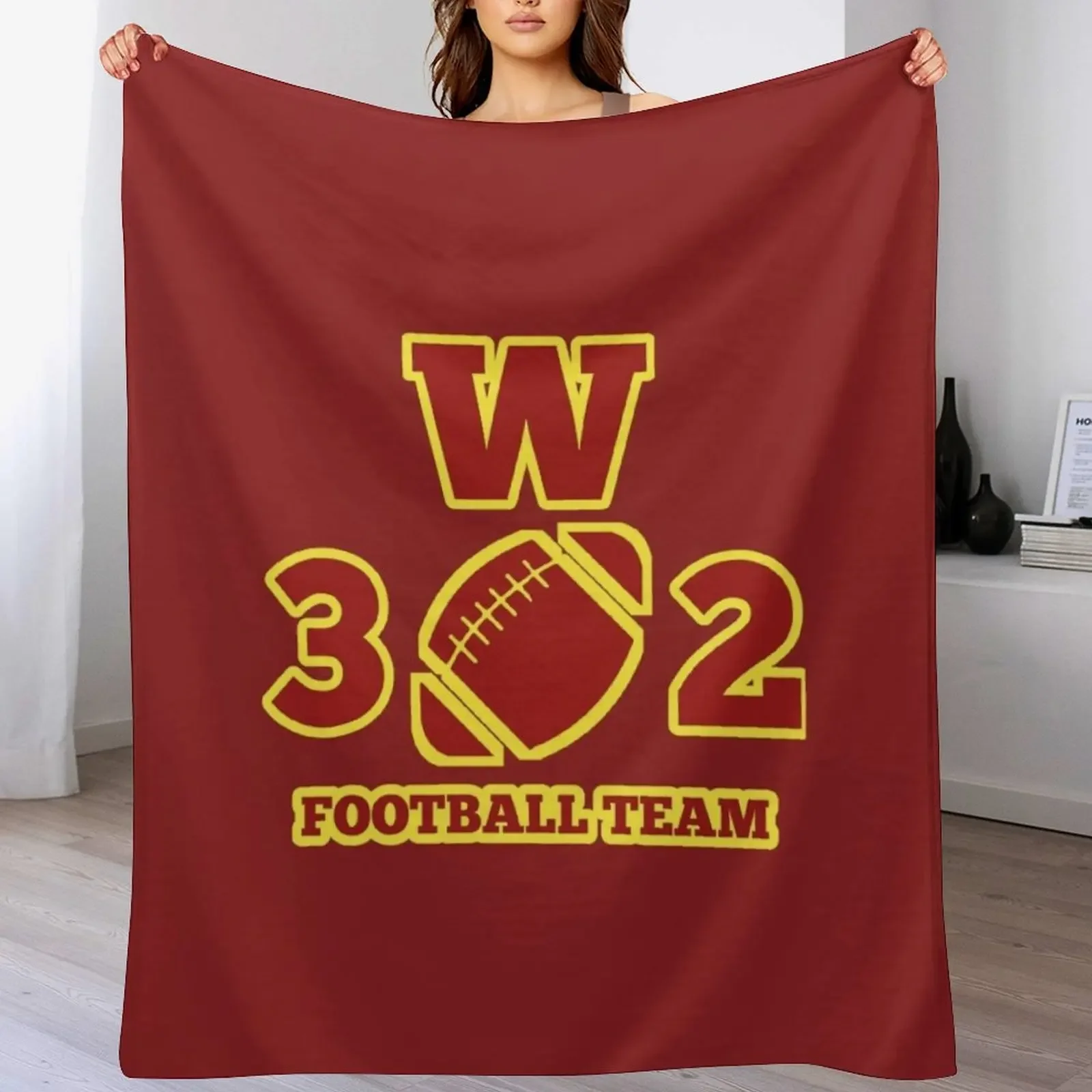 Washington Football Team / Washington Football / Washington Football Team Est 1932 Throw Blanket Sofa Throw Soft Big Blankets