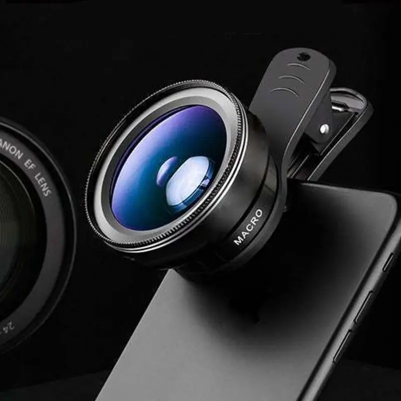 Portable 3 In1 Fish Eye Camera Mobile Phone Lens for Smartphone Wide Angle Fisheye Lens Clip Macro Phone forAndroid Accessoires