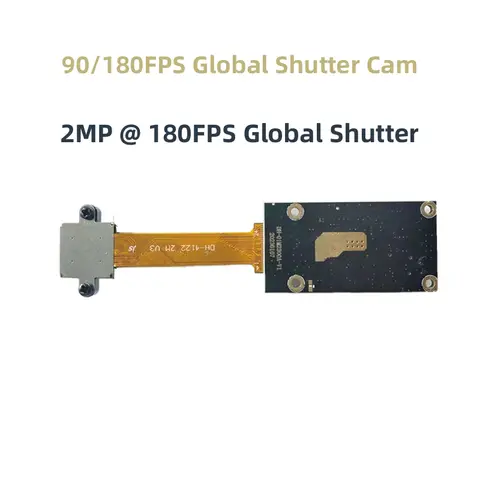 90/180FPS Global Shutter Camera Module  2MP, OG02B10  USB Webcam,High Frame Rate Action Capture Windows Raspberry Pi