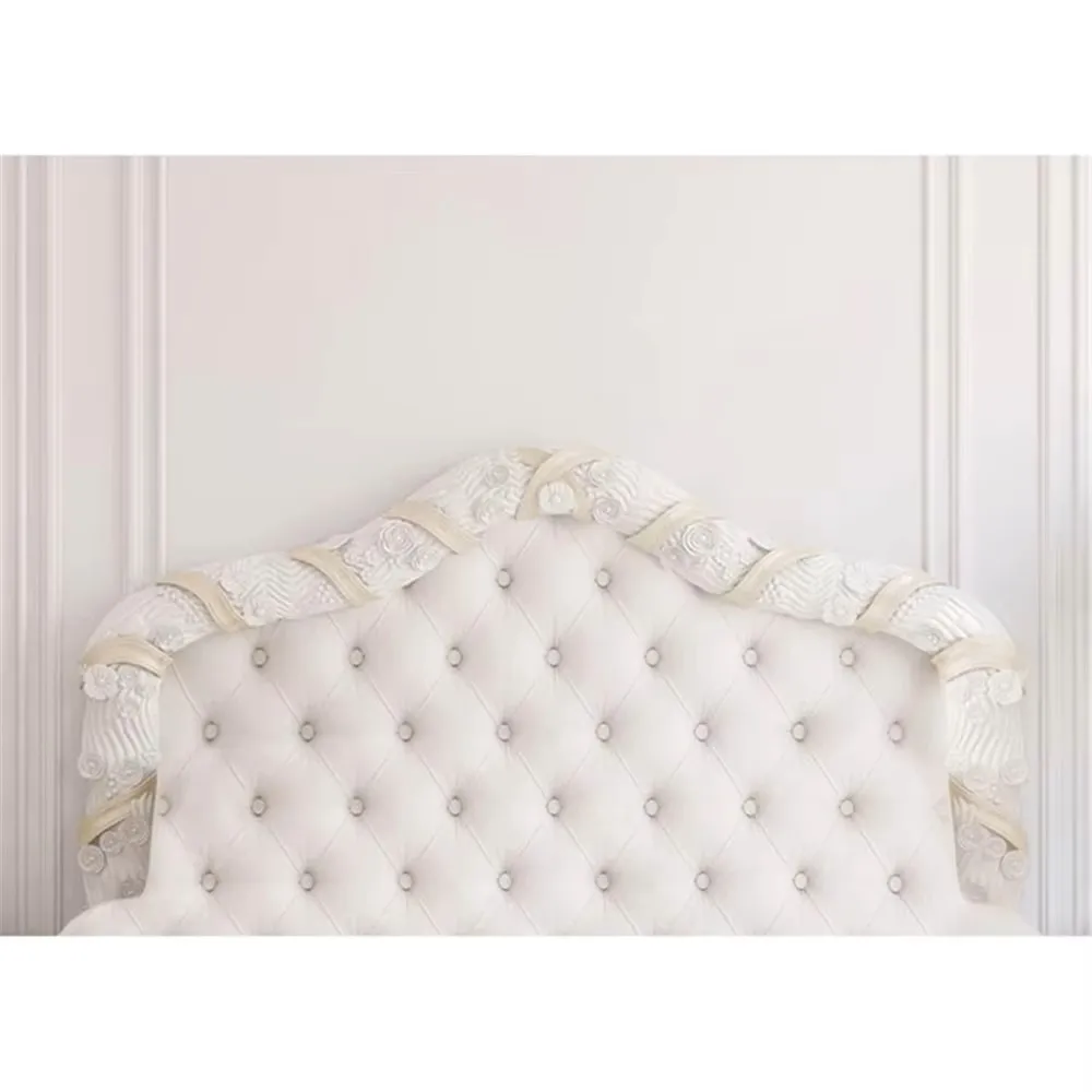 

Cymbozin Baroque Tufted Headboard Backdrop for Photography Newborn Photoshoot Props Baby Kids Indoor Photo Studio Backgrounds