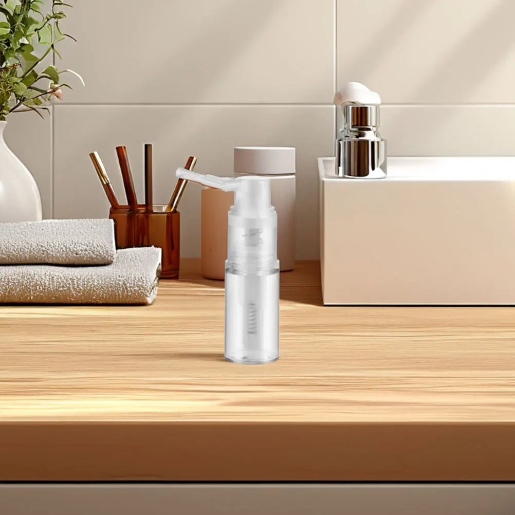 

2 pcs Plastic Press Powder Long Nozzle Spray Bottle Portable Hair Dry Duster Glitter Sprayer Body Powder