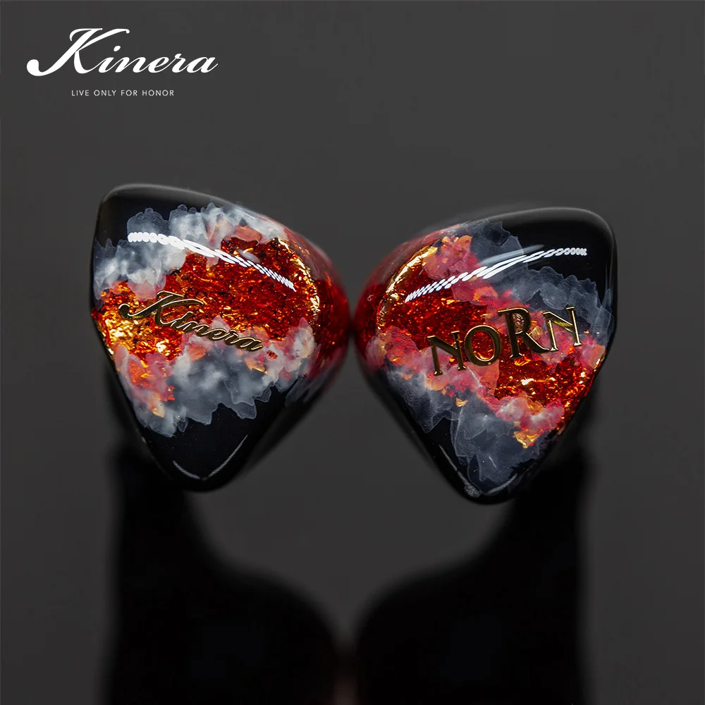 Kinera NORN HIFI Best In Ear IEMs Earphone Monitor 4BA+1DD Hybrid Technology Headphone with 0.78mm 2pin Detachable Audio Cable