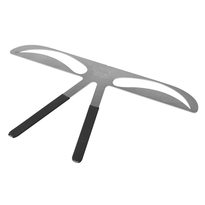 Trucco Sopracciglio Stencil Righello Sopracciglio Metallo Trucco Permanente Tatuaggio Posizione Forma Righello per Bellezza Cosmetico Strumenti Modello Fai da Te