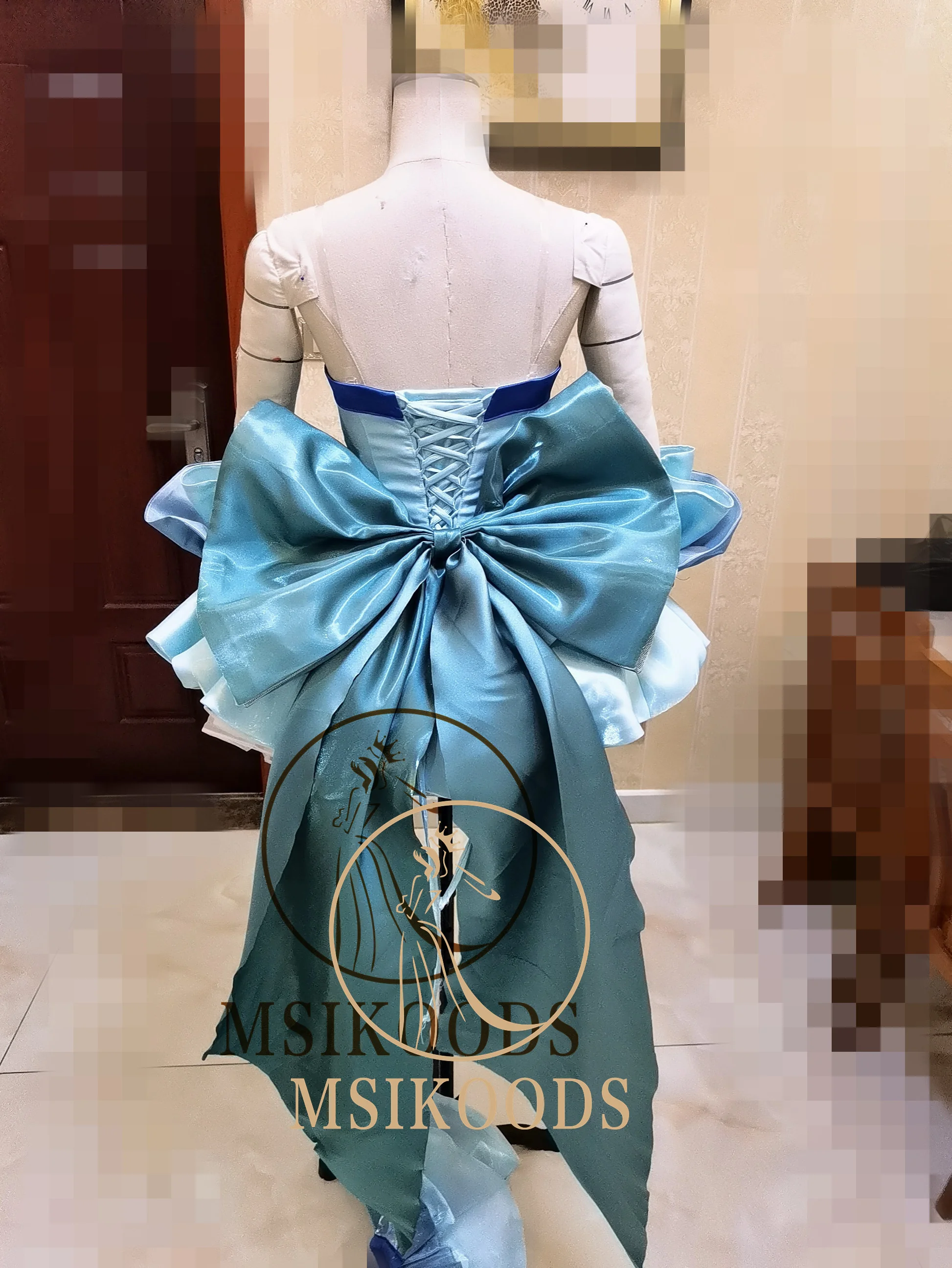 Anime Legend Of Mermaid Cosplay Maßgeschneidertes Hanon Hosho Rollenspiel-Abschlussballkleid Mädchen Heimkehr-Outfit Cocktailpartykleid