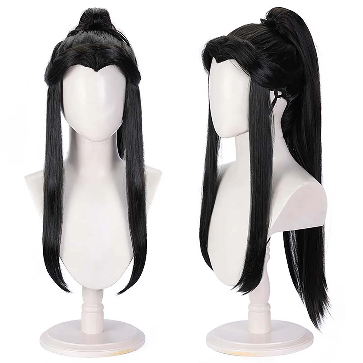 Uomini Halloween Ruolo Cosplay Anime Heaven Benedizione ufficiale Cosplay Hua Cheng Xie Lian Parrucca lunga per capelli neri