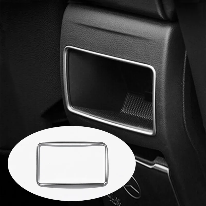 

For Mercedes Benz A B GLA CLA Class C117 W117 W176 W246 A180 ABS Chrome Rear Row Air Conditioning Vent Trim Interior Accessories