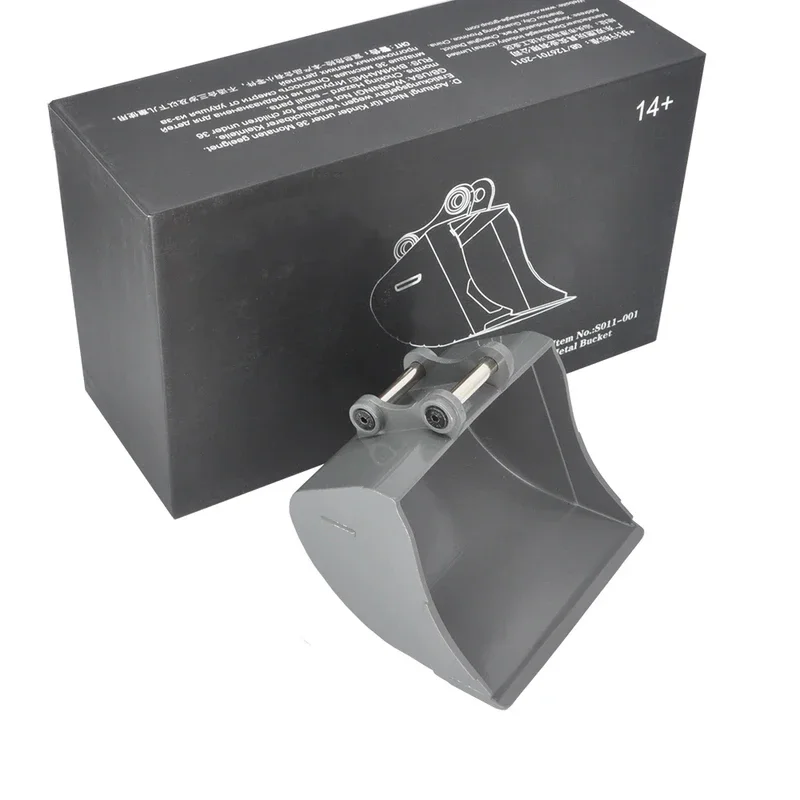 1:14 Scale Excavator Model Parts Metal Large Bucket Quick-Release Coupler 1/14 RC E010 E111 EC160 Accessories