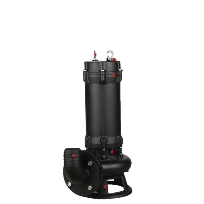 Sewage Pump 220V Cutting Pump Sludge and Slurry Pumping - Sewage Discharge Small Household Submersible High Flow Rate