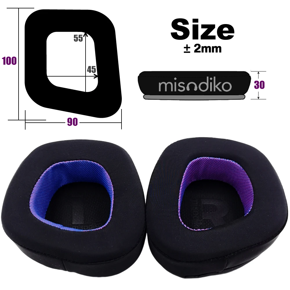 Misodiko อัพเกรด Earpads สำหรับ Corsair Void Elite, Void PRO, Void RGB Wireless & USB ชุดหูฟังสำหรับเล่นเกม