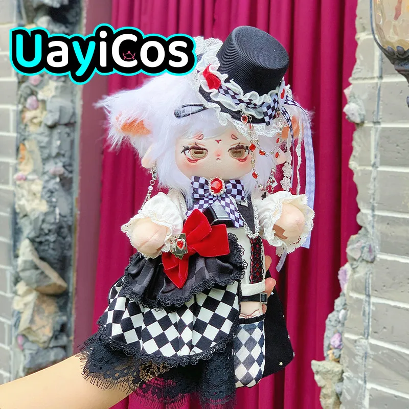 

25cm 30cm Doll Clothes Court Magician Bow Shirt Pants Bow Tie Socks Ear Clip Clothing Costume Suit Accessories Anime Game Toy Ki