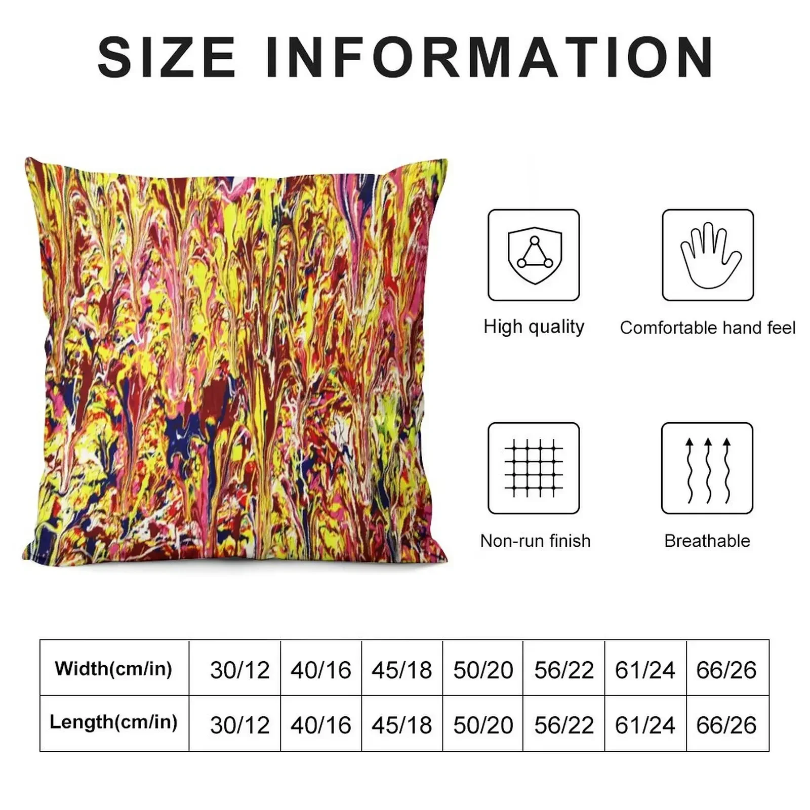 Abstract Jackson Pollock Painting Throw Pillow Sofa Decorative Covers Luxury Cushion Cover pillow