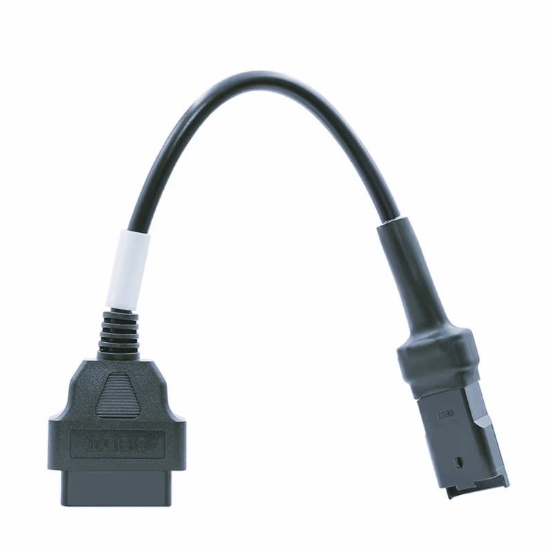 ZF-S ZF-S Cable de diagnóstico OBD para motocicleta Ducati, Conector de 4 pines, adaptador de 16 pines a OBD2