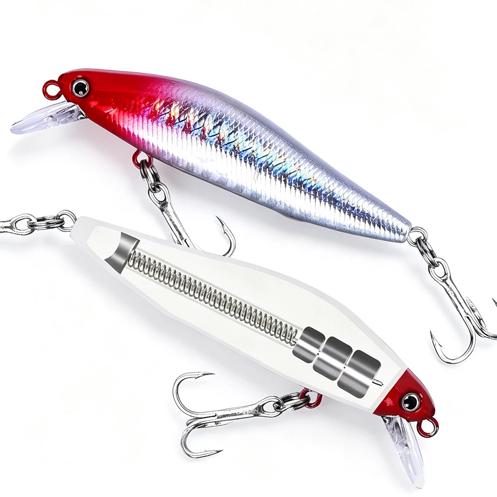 1 Stück Sinkender Minnow 4g 55mm Jerkbait Angelköder Professionelles Schwerkraft-Balance-System Tiefwurfköder Crank Wobbler Pesca Bass