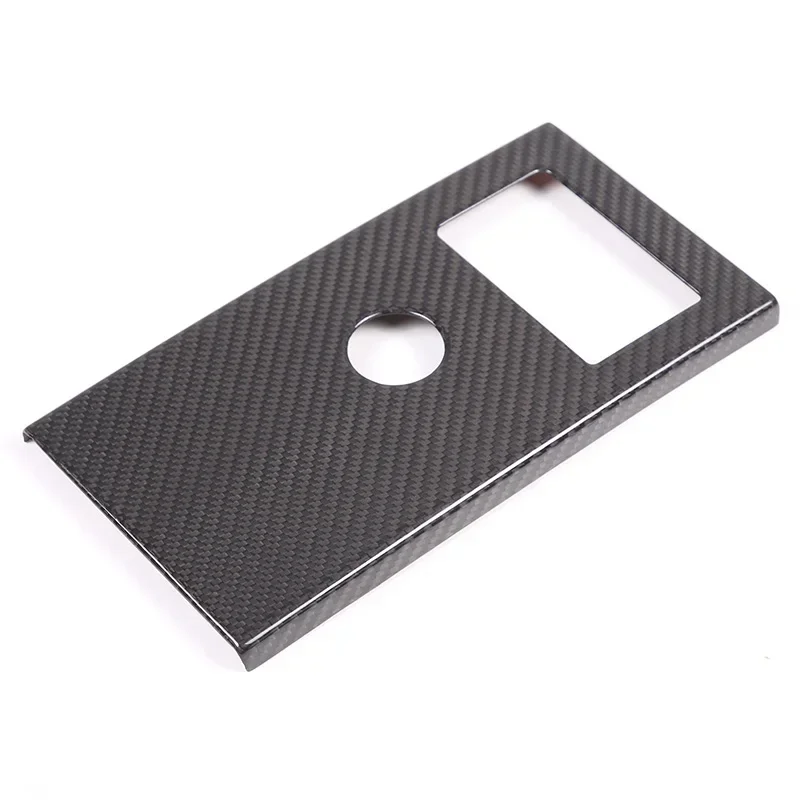 

1Pcs For Land Rover Range Rover Vogue 2024+ real carbon fiber car center console gear panel cover sticker interior accessories