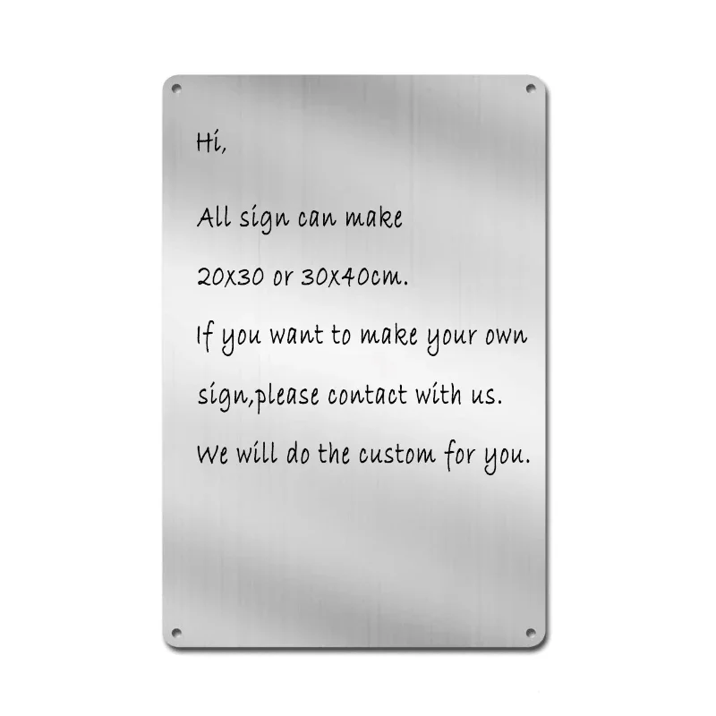 ملصق الحالة الطرفية لوحة معدنية ملصق اللوحة طباعة المطبخ المخصص إنشاء ملصق تسجيل القصدير