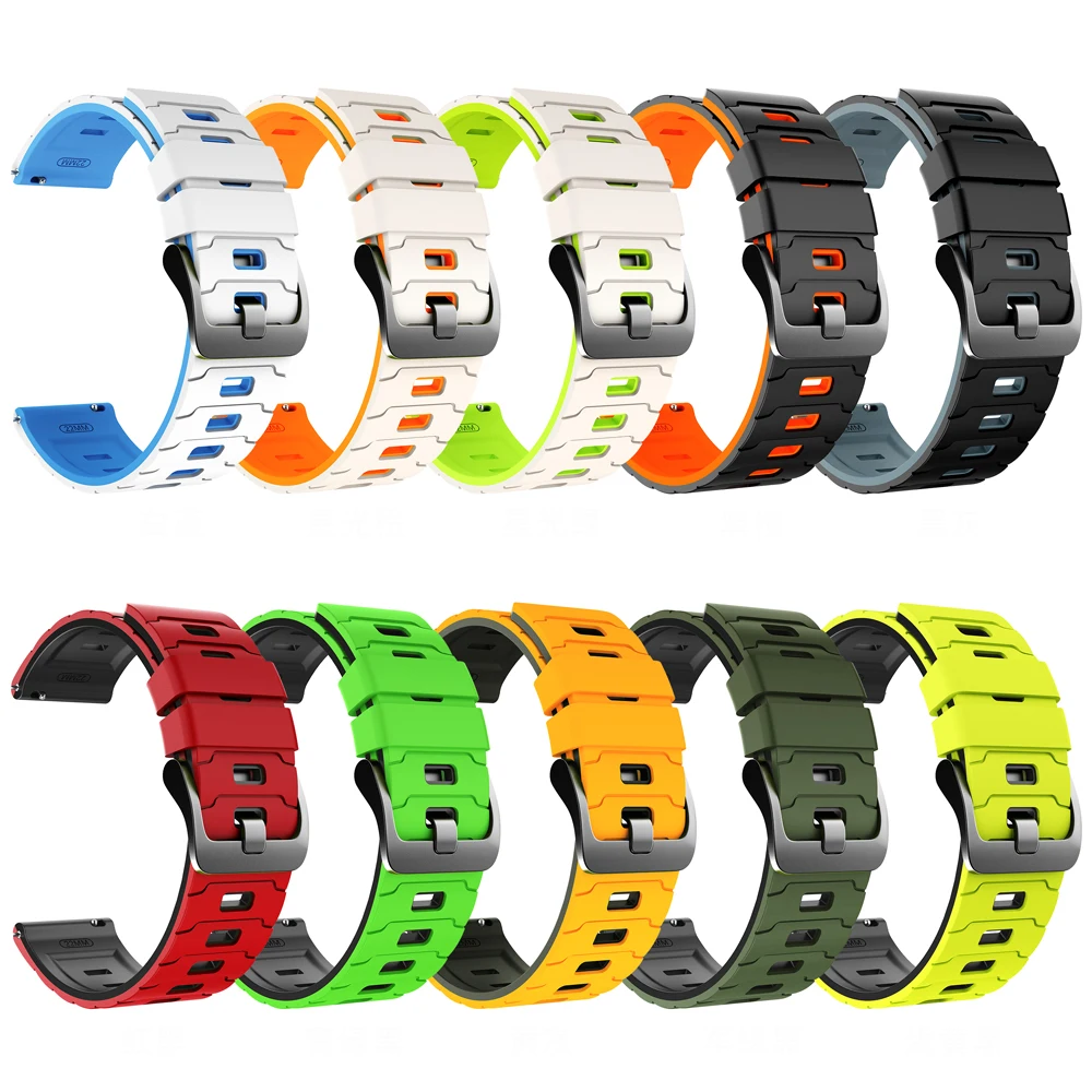 ل Zeblaze ستراتوس 3 2 الترا حزام ل Zeblaze فيبي 7 برو آريس 3 برو Btalk 3 زائد سوار 22 مللي متر استبدال سيليكون الساعات