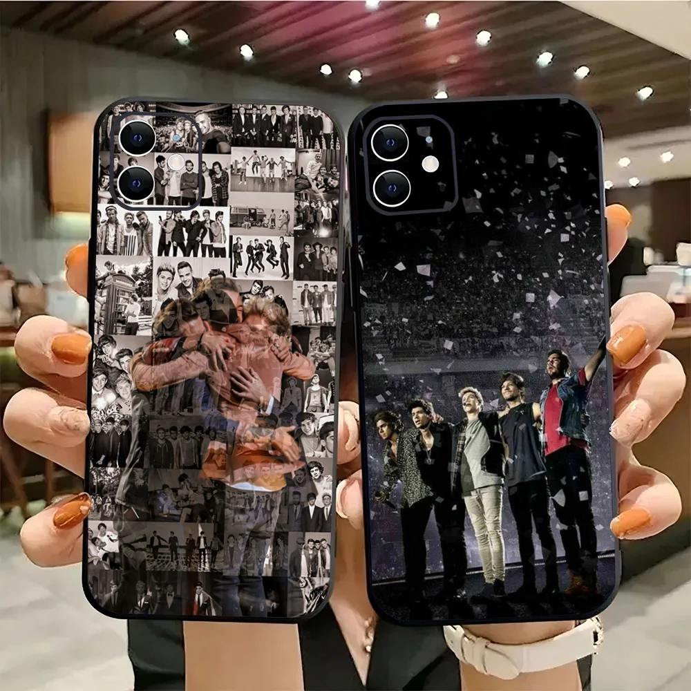 حافظة هاتف باند O-One Direction من السيليكون الناعم لهاتف آيفون 16 15 14 13 12 11 Plus Pro Max Plus #1