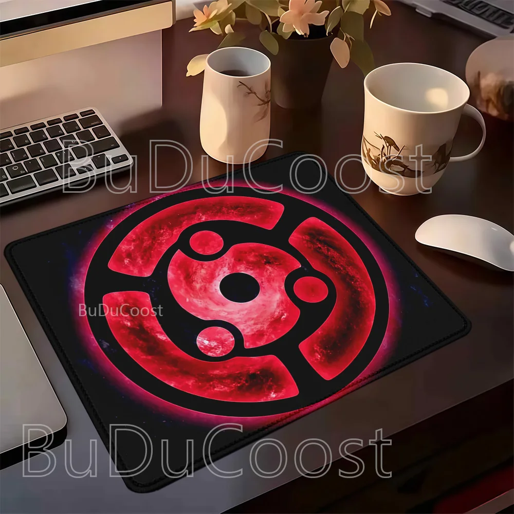 Uzumaki Sharingan eyes small size Mouse Pads Naruto E-sports Gaming Speed Mousepad Gaming Rubber Keyboard HD printing Desk Mat
