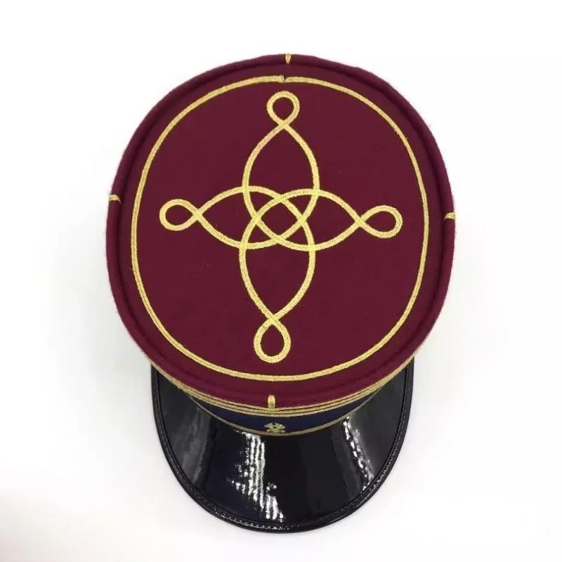 19th and Early 20th Centuries French Army Kepi Hat Cylindrical Hat American Civil War Flat Circular Top Cap Kappi Kappe
