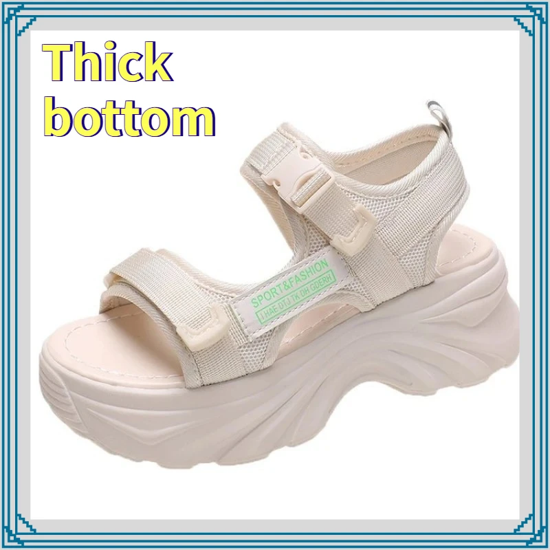 Womens Thick Bottom Elevated Sneakers Breathable Comfort Beach Shoes Lightweight Walking Footwear Tenis Mujer Top Selling Trend