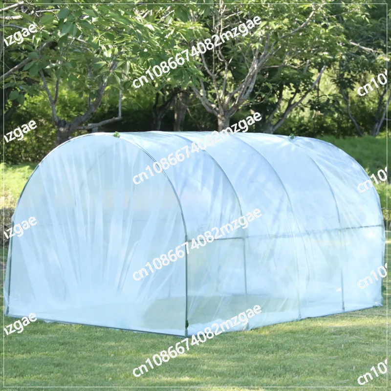 Balcony, courtyard, vegetable frost-proof warming shed, arched flower insulation, outdoor flower room assembly