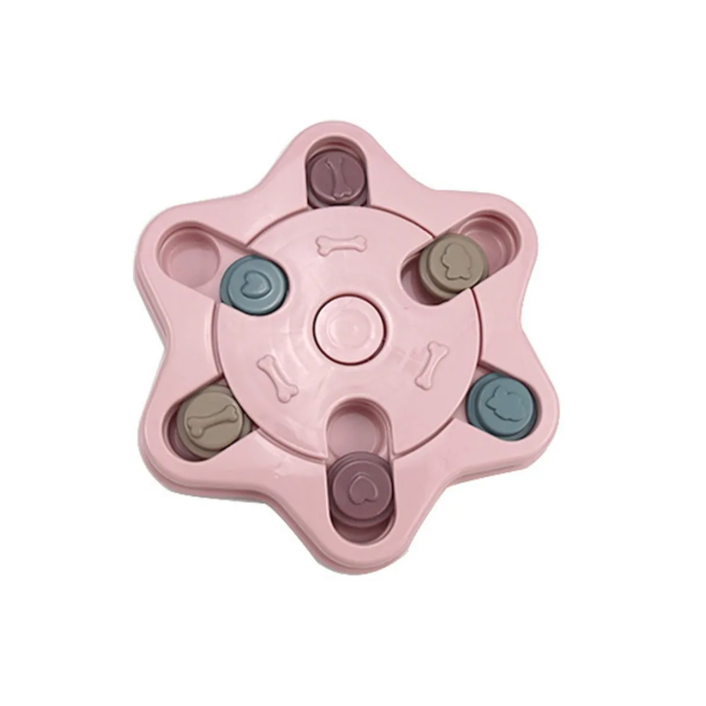 

Durable Dog Puzzle Toys Anti-Choking Increase IQ Pet Slow Bowl Fun Feeding Non-Slip Pet Food Dispenser Puppy Training