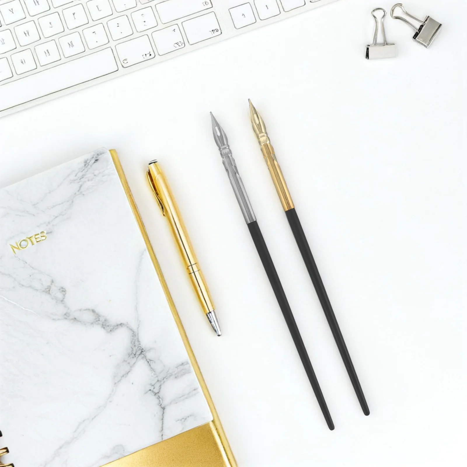 

2pcs Drawing Pens Beginners Dip Nibs Artists High School Supplies Cartoon Calligraphy Fine Tip Smudge Sketching Ink