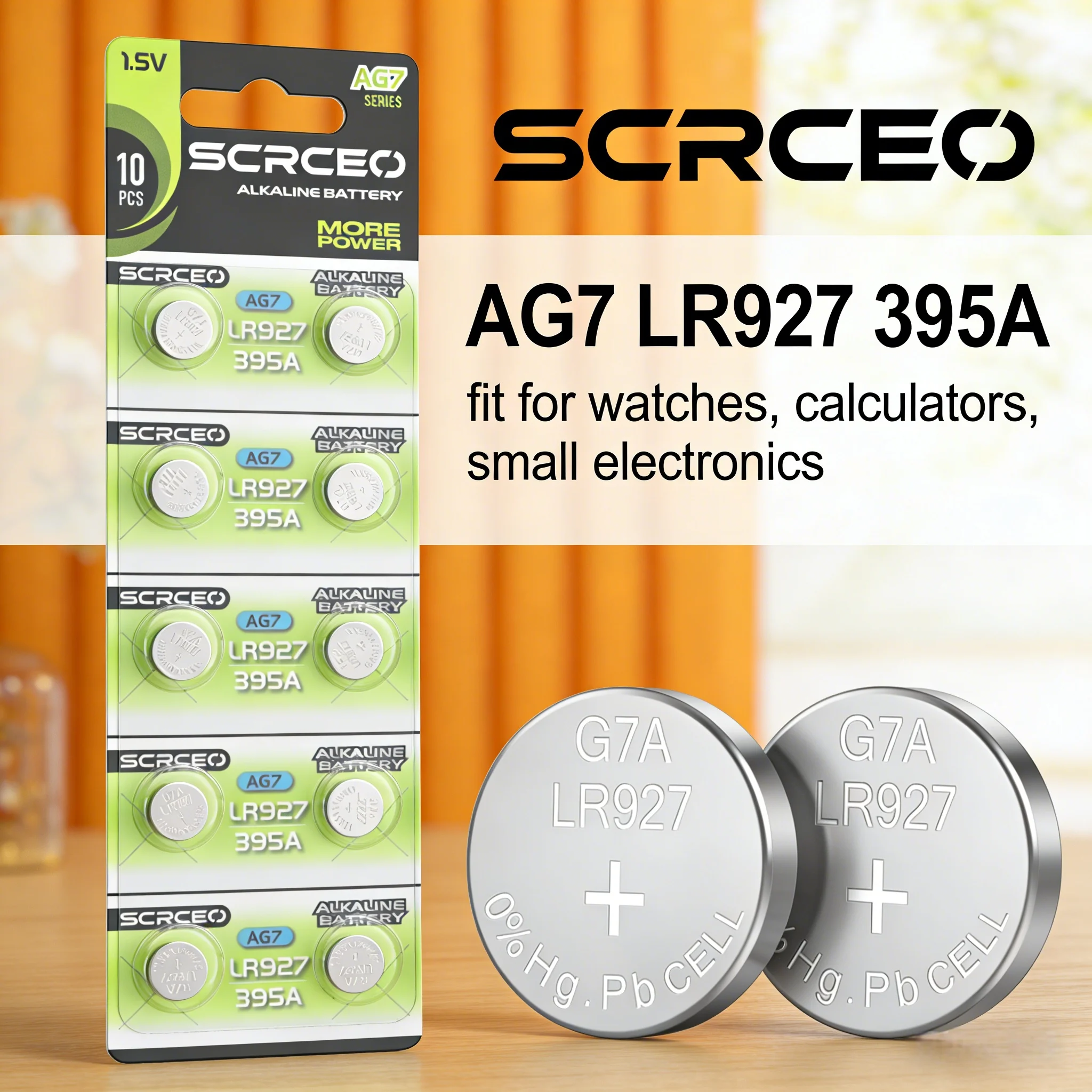 

2-50 шт. AG7 LR927 1.55V щелочные батарейки-таблетки, также SR927W/399, для часов, игрушек, пультов дистанционного управления