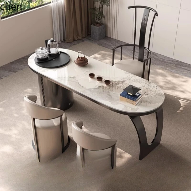 

LXC tea table and chair living room home balcony tea table high-end office tea table