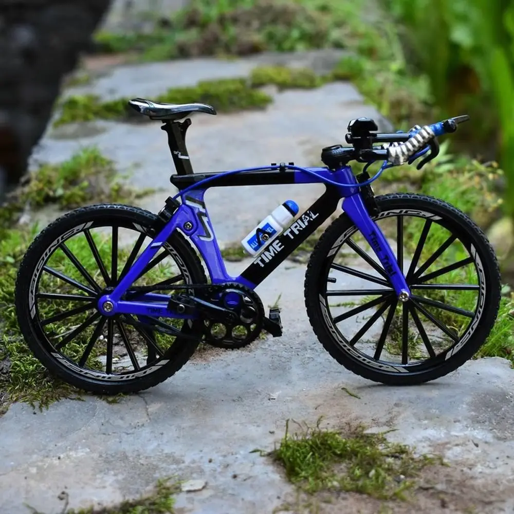 Kids Adult Diecast Mountain Bike Model Racing Ornament Mini Bicycle Pocket Alloy Simulation Bicycle For Boys