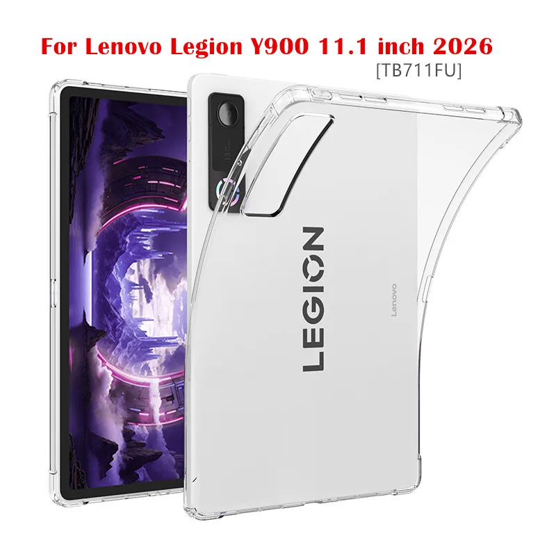For Lenovo Legion Y900 2026 Case 11.1 inch TB711FU Clear Airbag Soft Silicone Cover funda Tablet Legion Y900 11.1inch TPU shell