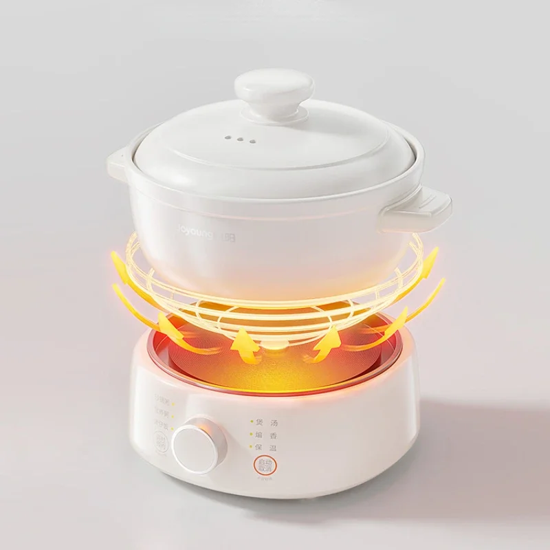 Electric Stewpot Soup Pot Casserole Plug-in Automatic Ceramic Stew Slow Cooker Porridge Boiling Stew Cocina Home Appliance