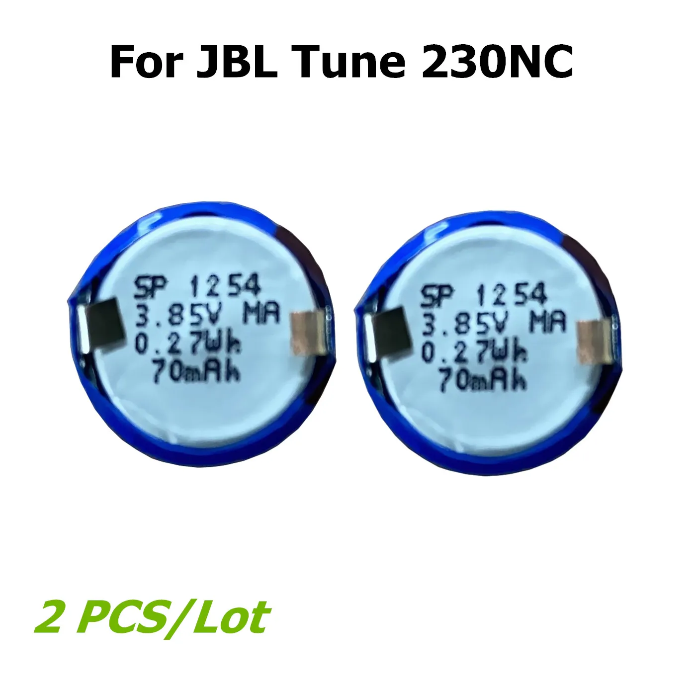 2Pcs/Lot 70Mah 3.85…
