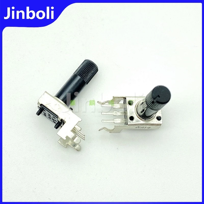 2 PZ RV09 Orizzontale 3 Pin Singolo B10K Amplificatore Audio Mixer Potenziometro Del Volume