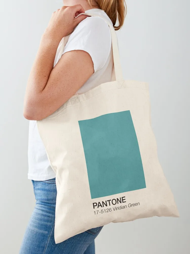 

Viridian Green Pantone Shade Tote Bag Lady bag Women's bag canvas bags Canvas