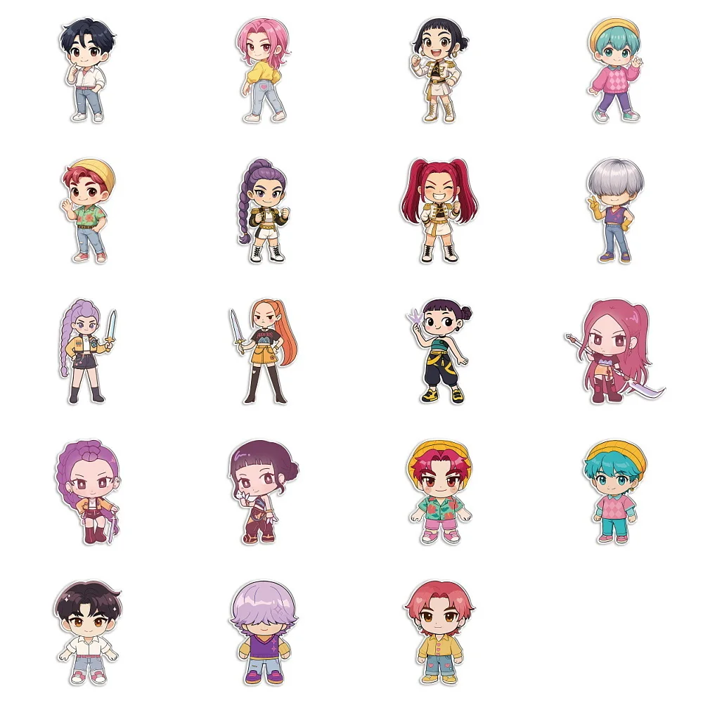 1pcs Anime Character Themed Acrylic Shoe Charms for Shoes Decoration, Chibi Cartoon Anime Characters Shoe Accessories