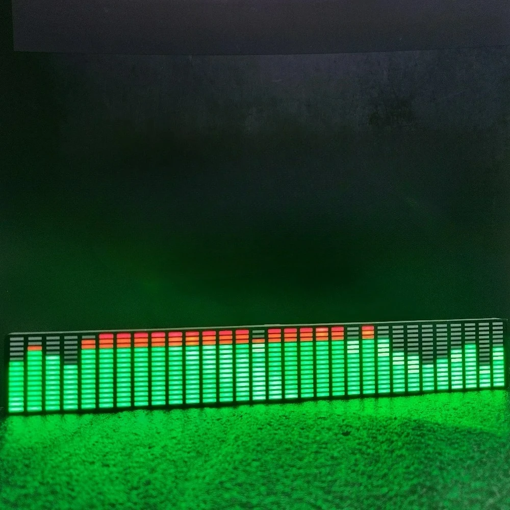 Lumière d'ambiance de ramassage d'affichage de spectre Audio LED, spectre de musique à commande vocale, salle de sport électronique, monté sur voiture, décoration de maison