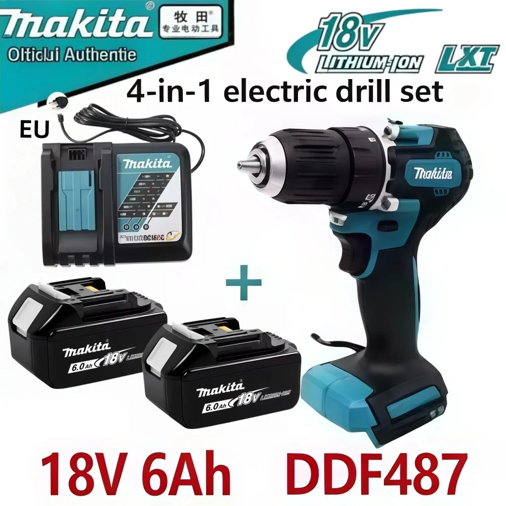 Original Makita 18V 6.0Ah Li-ion Battery BL1860B Compatible All BL Series LXT Cordless Drill Impact Wrench Grinder Power Tools