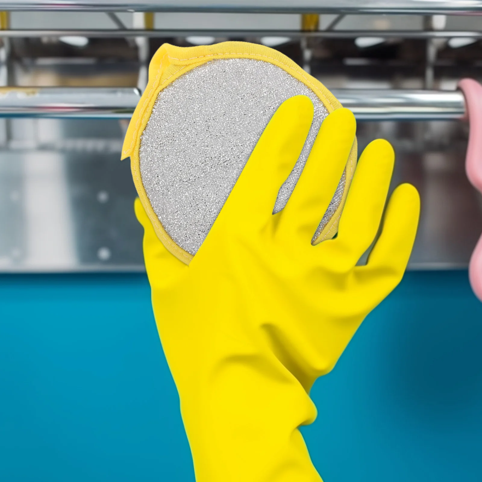 

30Pcs Multi Functional Kitchen Sponge - Double Sided Dishwashing Scrub Pads for Heavy Duty and Delicate Surfaces Fast Drying