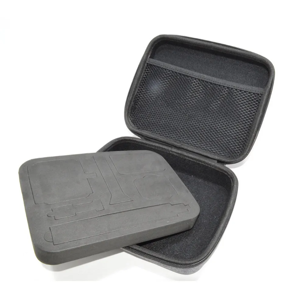 Sports Camera Storage Case Portable Nylon Protective Travel Pouch Compact Grey Carrying Box