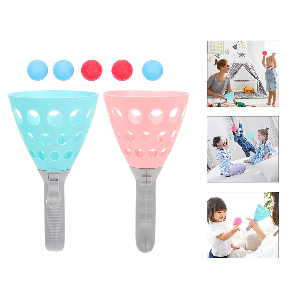 1 set Bounce Kids Kids Catch Launcher Launcher R om Color Children Supply Parent kids Fun Games Ball Toy Outdoor Indoor Play