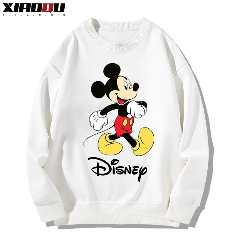 Mickey Mickey Mouse Joint Name Around The Crewneck Hoodie Men and Women Children Autumn and Winter Loose 100 Top Casual Hoodie