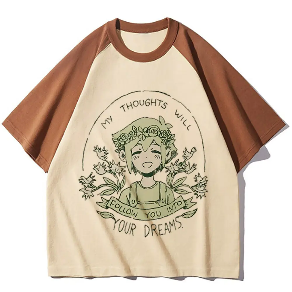 Omori t-shirt female Y2k Breathable Classic Colorful streetwear Gothic t shirt 2000s kawaii harajuku 2000s graphic