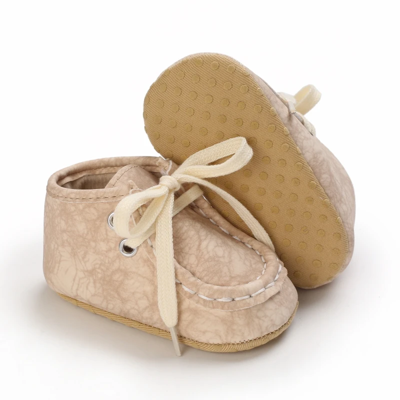 Frühling und Herbst: Neue, modische, einfache und vielseitige Stoffschuhe für Neugeborene, geeignet für 0-18 Monate. – Detail 5
