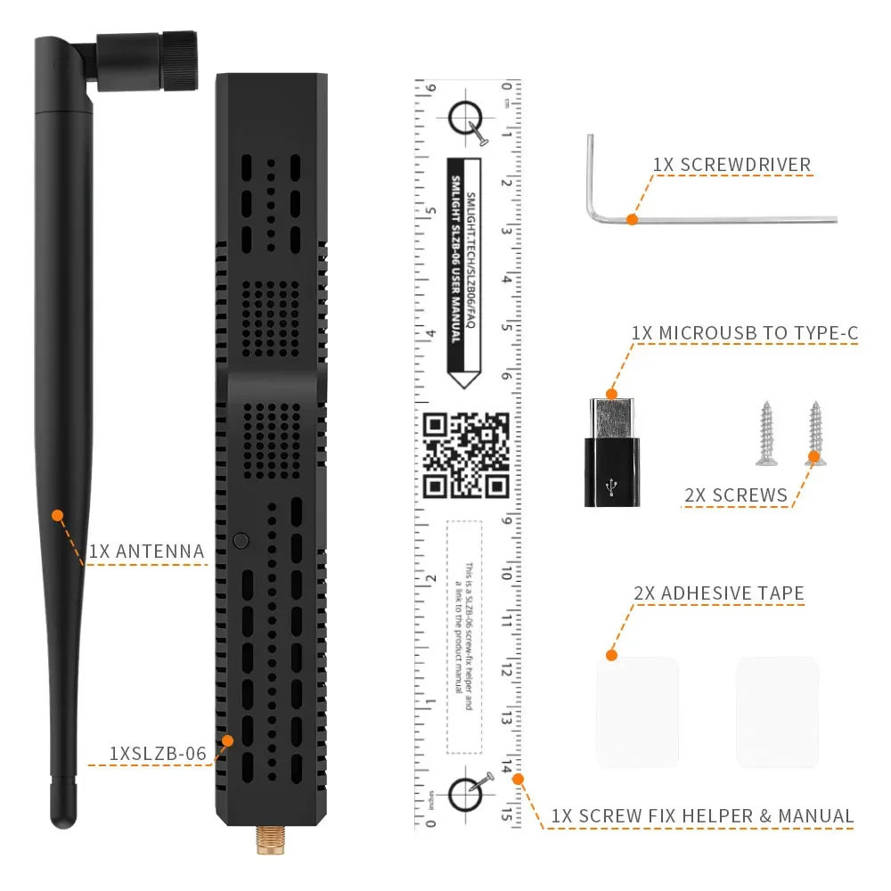 SMLIGHT SLZB-06/SLZB-06M/SLZB-06p7 Zigbee 3.0 do Ethernet, USB, WiFi koordynacja bramy z PoE, współpracuje z asystentem domowym, ZHA