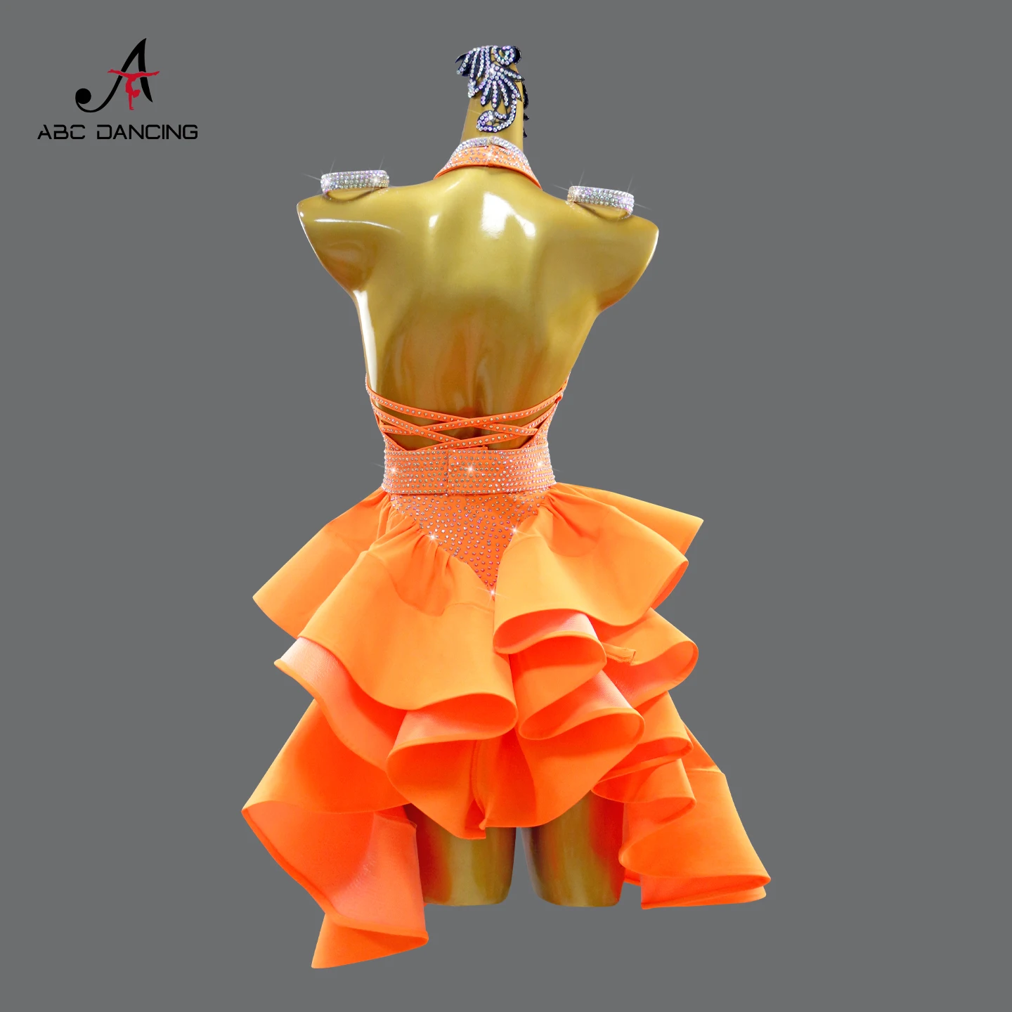 Costume de scène de danse latine pour filles, robe Standard pour salle de bal, vêtements de compétition pour femmes, ensembles féminins, vêtements de carnaval, tenues de fête, 2025