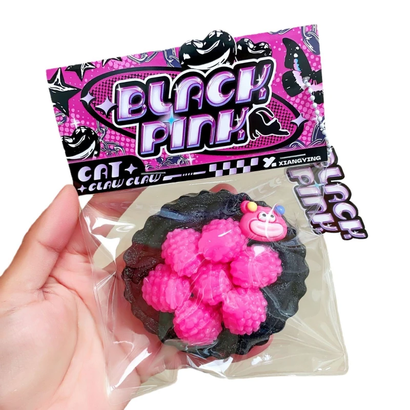 Dark Series Mud Like Kneading and Decompression Toy EVA Bag, A Stress Relieving Tool with A Sticky and Ultra Soft Texture