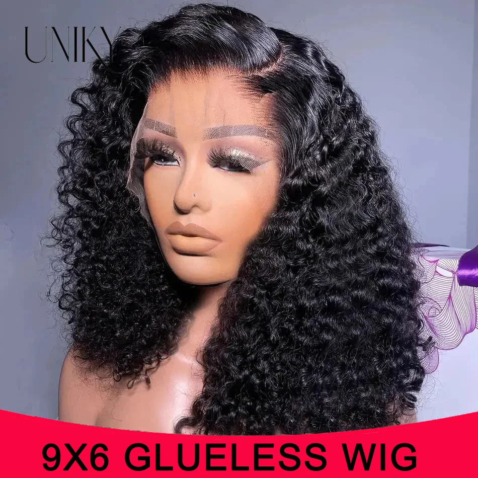 

9x6 Wear Go Glueless Wigs Preplucked Deep Wave Short Bob Prebleached Ready To Wear Wigs For Women Pre Cut Lace Wear Go Wig